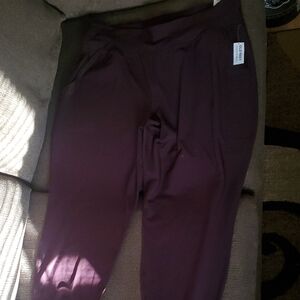Deep Purple high rise jogger ankle powersoft Size exercise pants size XXL